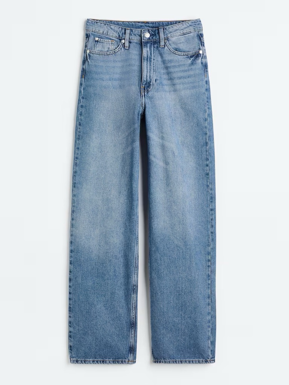 H&M Light Blue Straight Leg Jeans